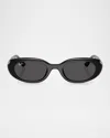 Ray Ban Rb4441d Bio-based Sunglasses Black Frame Grey Lenses 53-21 In Black