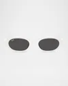 Ray Ban Rb4457d Bio-based Sonnenbrillen Weiss Fassung Grau Glas 55-19 In White