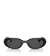 Ray Ban Rb4441d Bio-based Sunglasses Black Frame Grey Lenses 53-21 In Black