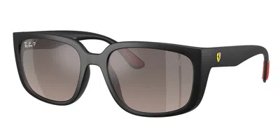 Ray Ban Rb4443m Polarized F6025j Men's Sunglasses Black Size 57