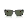 Ray Ban Rb4443m Scuderia Ferrari Collection Sunglasses Matte Black Frame Green Lenses 57-19 In Matte Black
