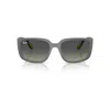 Ray Ban Rb4443m Scuderia Ferrari Collection Sunglasses Matte Grey Frame Grey Lenses 57-19 In Matte Grey