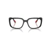 Ray Ban Rb4443vm Optics Scuderia Ferrari Collection Eyeglasses Matte Black Frame Clear Lenses Polarized 55-1 In Matte Black