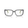 Ray Ban Rb4443vm Optics Scuderia Ferrari Collection Eyeglasses Matte Grey Frame Clear Lenses Polarized 55-19 In Matte Grey