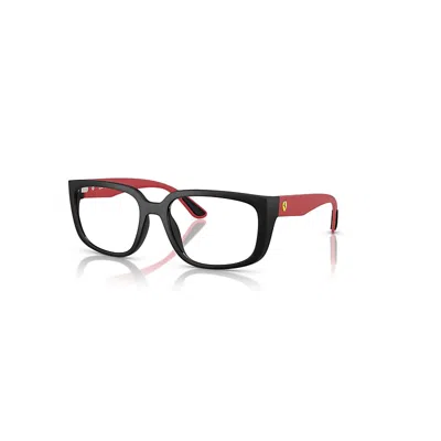 Ray Ban Rb4443vm Optics Scuderia Ferrari Collection  Matt Rot Fassung Klar Glas Polarisiert 55-19