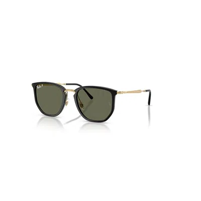 Ray Ban Rb4451 Sunglasses Arista Gold Frame Green Lenses Polarized 50-20