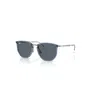 Ray Ban Geometric-frame Sunglasses In Gunmetal