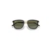 Ray Ban Rb4451 Sunglasses Arista Gold Frame Green Lenses Polarized 53-20 In Arista Gold