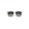 Ray Ban Rb4451 Sunglasses Silver Frame Grey Lenses 50-20 In Silver