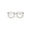Ray Ban Rb4451v Optics Eyeglasses Silver Frame Clear Lenses Polarized 50-20 In Silver