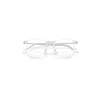 Ray Ban Rb4451v Optics Eyeglasses Silver Frame Clear Lenses Polarized 50-20 In Silver