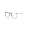 Ray Ban Eyeglasses Unisex Rb4451v Optics - Silver Frame Clear Lenses Polarized 53-20 In Silber