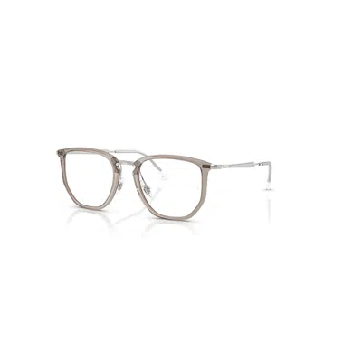 Ray Ban Eyeglasses Unisex Rb4451v Optics - Silver Frame Clear Lenses Polarized 53-20 In Silber