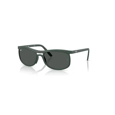 Ray Ban Sunglasses Unisex Rb4452 Liteforce - Sand Green Frame Grey Lenses 56-20 In Sandgrün
