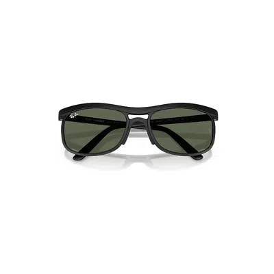 Ray Ban Rb4452 Liteforce Sunglasses Sand Black Frame Green Lenses 59-20