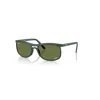 Ray Ban Rb4452ch Chromance Liteforce Sunglasses Sand Green Frame Green Lenses Polarized 56-20 In Sandgrün