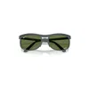 Ray Ban Rb4452ch Chromance Liteforce Sunglasses Sand Green Frame Green Lenses Polarized 59-20 In Sand Green
