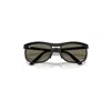 Ray Ban Rb4452ch Chromance Liteforce Sunglasses Sand Black Frame Grey Lenses Polarized 59-20 In Sand Black