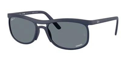 Ray Ban Rb4452ch Polarized 633180 Men's Sunglasses Blue Size 59 In Pattern
