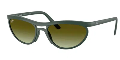 Ray Ban Rb4453 6016e8 Men's Sunglasses Green Size 59 In Neutral