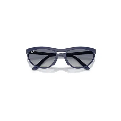 Ray Ban Rb4453 Liteforce Sunglasses Sand Blue Frame Grey Lenses 59-20