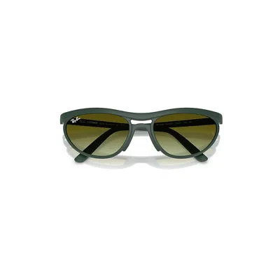 Ray Ban Rb4453 Liteforce Sunglasses Sand Green Frame Green Lenses 59-20