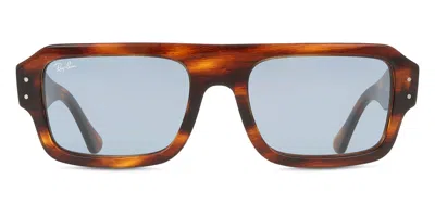 Ray Ban Rb4454 Flacko 139856 Men's Sunglasses Tortoiseshell Size 56 In Brown