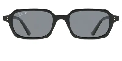 Ray Ban Rb4455 Zuri Polarized 667781 Men's Sunglasses Black Size 52 In Pink