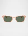 Ray Ban Rb4456 Plastic Pillow Sunglasses In Dark Green