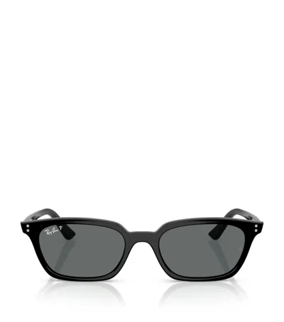 Ray Ban Rb4456 Zaya Bio-based Sunglasses In Black