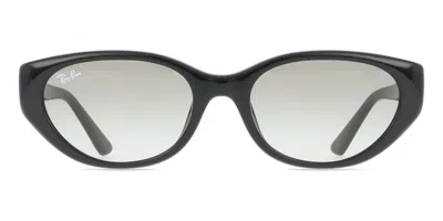 Ray Ban Rb4457d Asian Fit 667711 Men's Sunglasses Black Size 55
