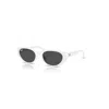 Ray Ban Rb4457d Bio-based Sonnenbrillen Weiss Fassung Grau Glas 55-19