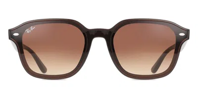 Ray Ban Rb4458d Asian Fit 714/13 Men's Sunglasses Brown Size 65 In Neutral