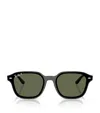 Ray Ban Womens Black Rb4458d Square-frame Nylon Sunglasses In Black