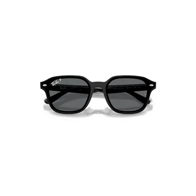 Ray Ban Rb4458d Sunglasses Black Frame Grey Lenses Polarized 65-18