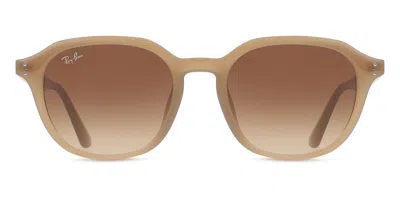 Ray Ban Rb4459d Asian Fit 616613 Men's Sunglasses Brown Size 54 In Orange