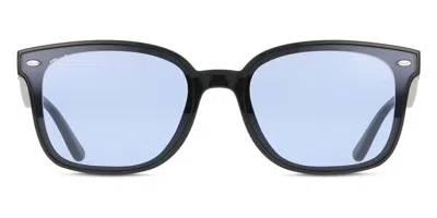 Ray Ban Rb4461d Asian Fit 601/80 Men's Sunglasses Black Size 64 In Red