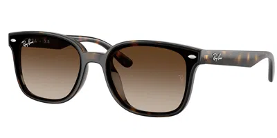 Ray Ban Rb4461d Asian Fit 710/13 Men's Sunglasses Tortoiseshell Size 64 In Orange