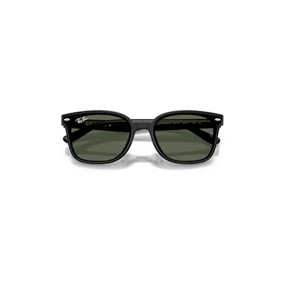 Ray Ban Rb4461d Sunglasses Black Frame Green Lenses 64-17
