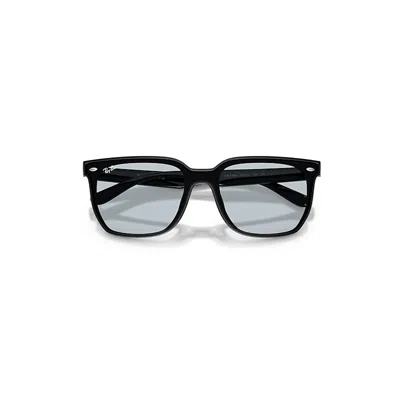 Ray Ban Rb4466d Sunglasses Black Frame Blue Lenses 01-47