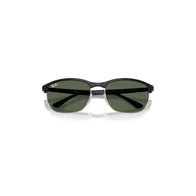 Ray Ban Rb4469 Liteforce Sunglasses Sand Black Frame Green Lenses 59-18