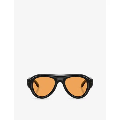 Ray Ban Rb4925 Aviator-frame Acetate Sunglasses In Black