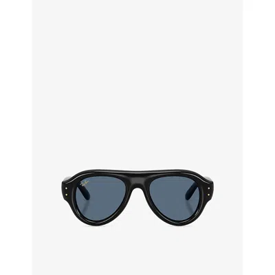 Ray Ban Rb4925 Aviator-frame Acetate Sunglasses In Black