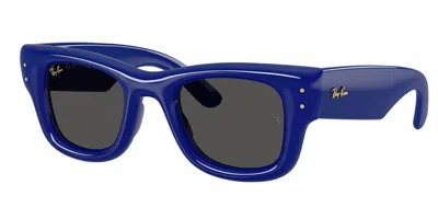 Ray Ban Rb4940 Wayfarer Puffer 683387 Occhiali Da Sole Blu Per Uomo In Blue