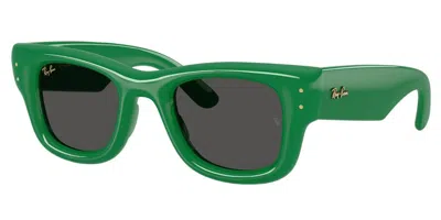 Ray Ban Rb4940 Wayfarer Puffer 683487 Occhiali Da Sole Verdi Per Uomo In Green