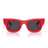 Ray Ban Unisex Wayfarer Puffer Square Sunglasses, Rb4940 In Red