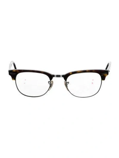 Pre-owned Ray Ban Rb5154 Wayfarer Eyeglasses In Brown