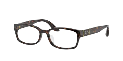 Ray Ban Rb5198 Eyeglasses Tortoise Frame Clear Lenses 53-16