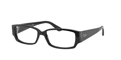 Ray Ban Rb5250 Eyeglasses Black Frame Clear Lenses 54-15