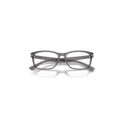 Ray Ban Rb5315d Optics Eyeglasses Transparent Grey Frame Demo Lens Lenses Polarized 53-17 In Gray